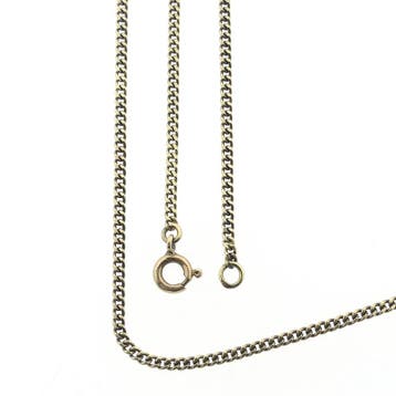 Gouden gourmetschakel ketting, Ophalen of Verzenden, Gebruikt, Goud, Goud