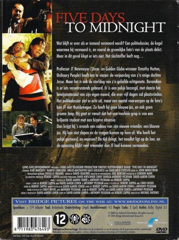 Five days to midnight (dvd tweedehands film), Ophalen of Verzenden