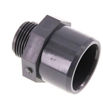 Raccord PVC femelle 40x50mm x mâle G 1 [2 pièces], Verzenden
