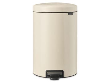 Veiling - Brabantia NewIcon Prullenbak - 20 liter - Soft Bei, Huis en Inrichting, Gebruikt