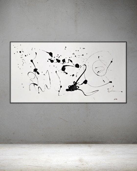 Christoph Prein - Line Poetry - XXL, Antiek en Kunst, Kunst | Schilderijen | Modern