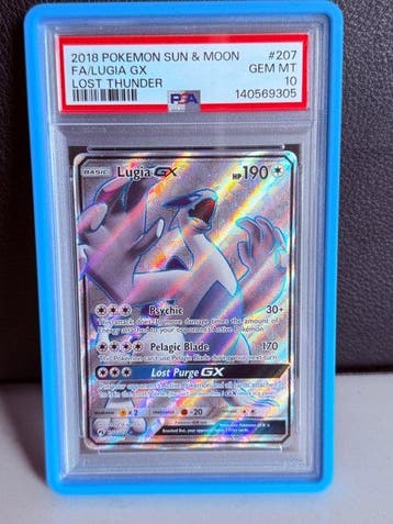 Pokémon - 1 Graded card - Lugia #207 Foil, Illustration, Nieuw