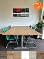 Ahrend  vergadertafel - 240x120cm - Antraciet onderstel - bl, Vergader- of Presentatieruimte, Ophalen of Verzenden, Gebruikt, Tafel