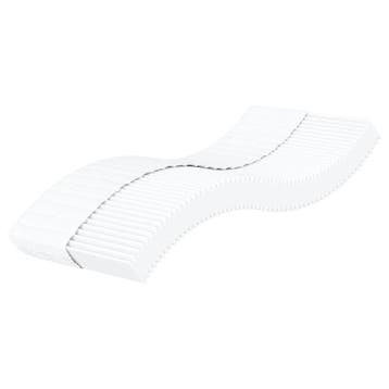 vidaXL Schuimmatras hardheid H2 H3 90x210 cm wit, Verzenden, Nieuw