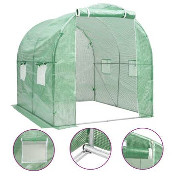 vidaXL Kas 4 m² 2x2x2 m, Tuin en Terras, Kassen, Verzenden, Nieuw