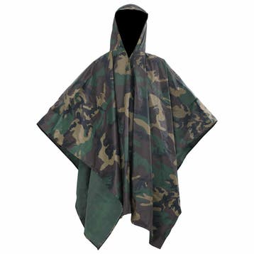 vidaXL Regenponcho voor kamperen/wandelen leger waterdicht, Caravans en Kamperen, Regenkleding, Verzenden, Nieuw