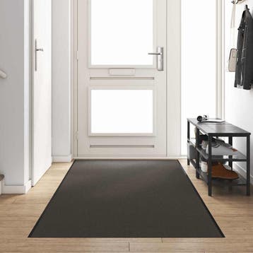vidaXL Deurmat Antraciet en Zwart 120 x 350 cm 100%, Verzenden