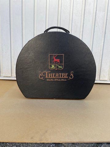 Boîte - Cuir, Métal - Théâtre - boîte à chapeaux