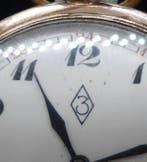 Zentra by Junghans - Silver/gold Pocket watch - 1900-1949, Handtassen en Accessoires, Nieuw