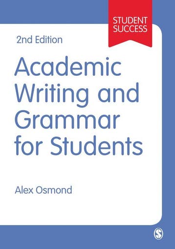 Academic Writing and Grammar for Students 9781473919365, Boeken, Verzenden, Zo goed als nieuw, Alex Osmond