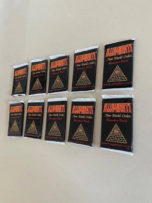 Steve Jackson Games - 10 Booster pack - “Illuminati New, Verzamelen, Overige Verzamelen