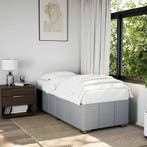 vidaXL Bedframe zonder matras 100x200 cm stof lichtgrijs, Verzenden