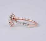 Verlovingsring - 14 karaat Roségoud - 0.80ct. tw. Diamant