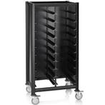 Regaalwagen | MENSA BLACK | Aluminium/Hout | 2x 10 Etages, Zakelijke goederen, Horeca | Keukenapparatuur, Verzenden, Nieuw in verpakking