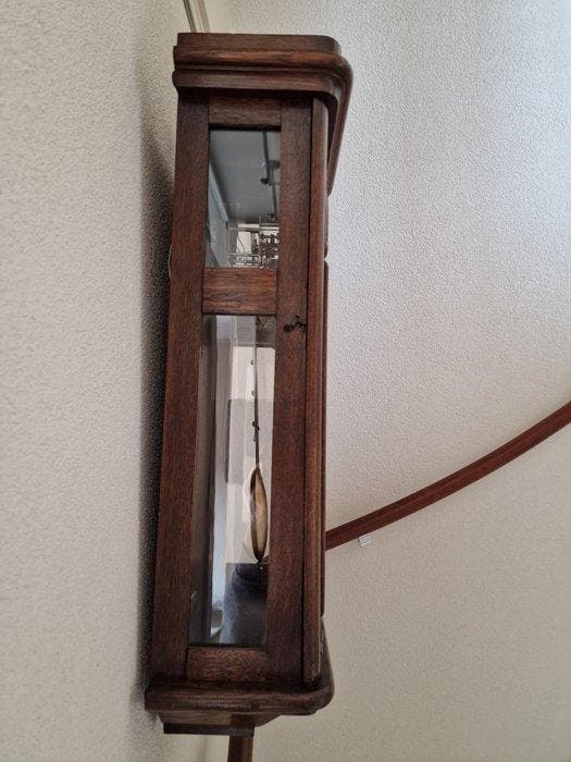 Pendule à balancier - Antique Bois, Laiton - 1920-1930 -, Antiquités & Art, Antiquités | Horloges