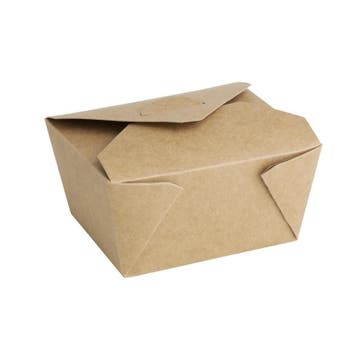Voedseldoosjes | Composteerbaar Karton | 600ml | 400 stuks, Zakelijke goederen, Verzenden, Nieuw in verpakking