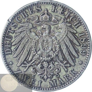 Duitsland - Duitse rijk - Pruissen. Lot van 2 verschillende