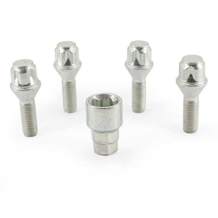 H&R Wielslotenset M12x1.50x30mm konisch - 4 slotbouten incl., Auto-onderdelen, Ophanging en Onderstel, Nieuw, Verzenden