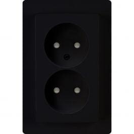 KOPP Paris HK05 Inbouw Wandcontactdoos - Dubbel Stopcontact, Doe-het-zelf en Bouw, Elektriciteit en Kabels, Nieuw, Verzenden