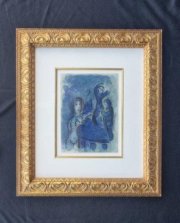 Marc Chagall (1887-1985) - Rahab et les espions de Jericho