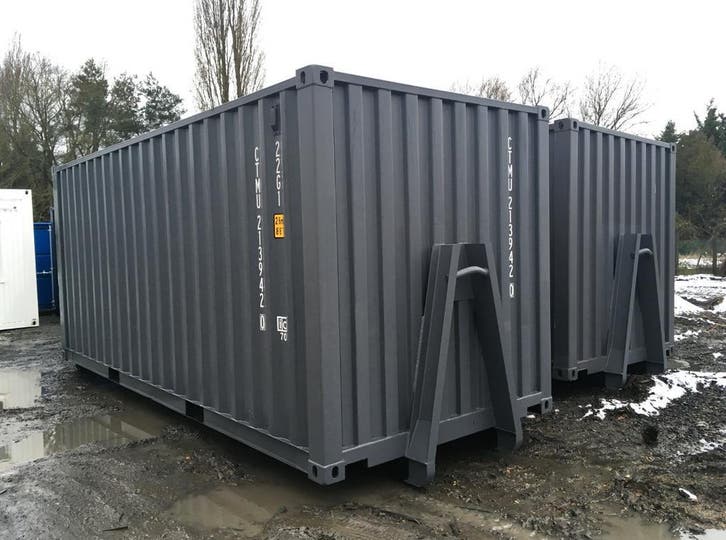 20ft Container met Slede / Levering Mogelijk, Articles professionnels, Machines & Construction | Abris de chantier & Conteneurs