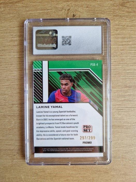 2024 Leaf Pro Set Lamine Yamal /299 Tarjeta serializada -, Collections, Autocollants