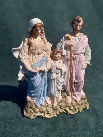 Heilige Familie - Biscuit porselein - Early 20th century -