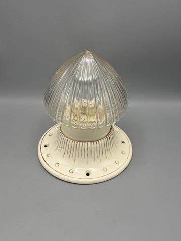 Plafondlamp - Glas, Keramiek - Plafonnière