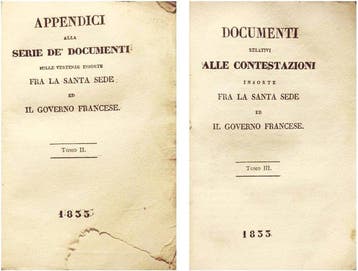 Anonimo. - Contestazioni fra la Santa Sede e il Governo, Antiek en Kunst