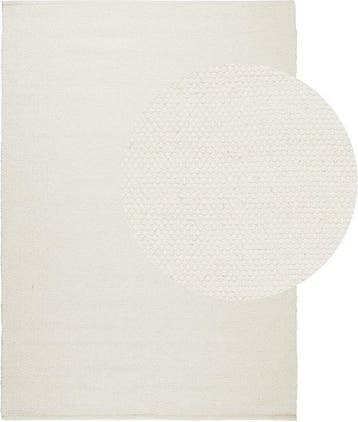 2dekans | Lifa Living - Wol Vloerkleed - Wit - 160 x 230 cm, Ophalen of Verzenden, Nieuw