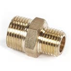 Messing verloopnippel 3/8 x 1/4 buitendraad voor mobiele, Doe-het-zelf en Bouw, Ophalen of Verzenden, Nieuw