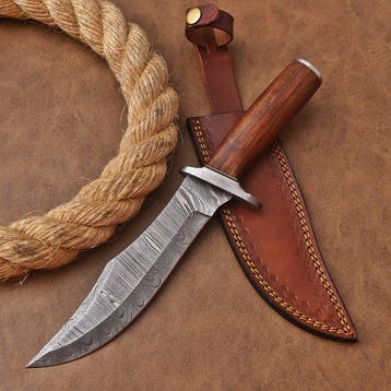 Keukenmes - Hout, gevouwen staal - Noord Amerika