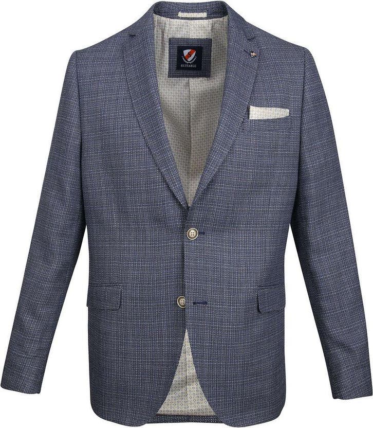 Suitable Colbert Vero Navy maat Maat 46 (S) of kleiner Heren, Kleding | Heren, Truien en Vesten, Blauw, Nieuw, Maat 46 (S) of kleiner