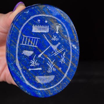 Lapis lazuli-scarabe(m): Egyptisch talisman - Lapis Lazuli