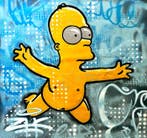 Moabit - Homer Simpson X Nevermind /Diptych/ XL, Antiek en Kunst
