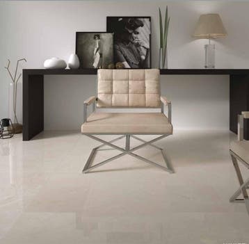 Butan Creme Beige hoogglans 120x120 keramisch vloertegel, Ophalen of Verzenden, Nieuw