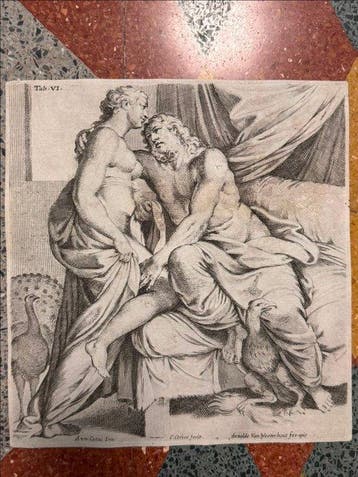 Carlo Cesio (XVII), da Annibale Carracci - Giove e Giunone