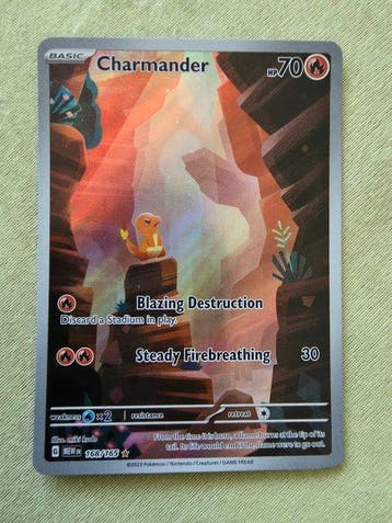 Pokémon - 2 Card - Charmander, Snorlax Illustration complète, Nieuw