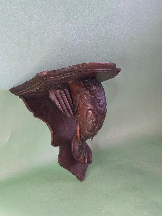 Olifants Corbel - Assiette murale - Bois - Impressionnant, Antiquités & Art, Curiosités & Brocante