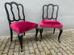Stoel (2) - Eetkamerstoelen in Empirestijl met een zwarte