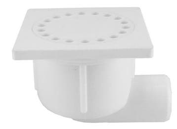 Doucheplug 10x10 zijuitlaat wit, Ophalen of Verzenden
