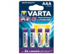 Varta Lithium LR03 AAA Bls 4st, Auto-onderdelen, Accu's en Toebehoren, Ophalen of Verzenden, Nieuw