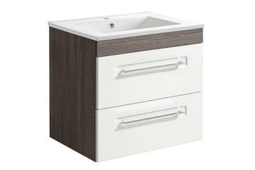 Sanifun badkamermeubel Cosmo White 600-1, Ophalen of Verzenden, Nieuw, (Half)hoge kast