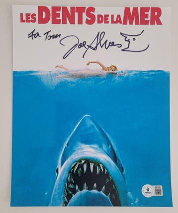 Jaws (1975) - Steven Spielberg - Joe Alves - Autograph,, Nieuw