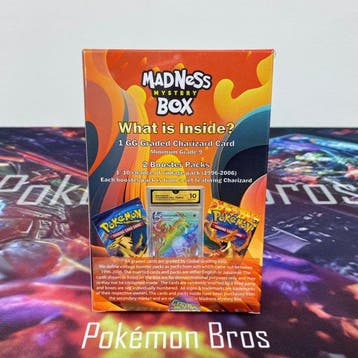 Pokémon Mystery box - Madness Mystery Box - Charizard Graded