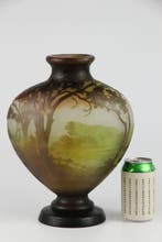 Emile Gallé, Établissements Gallé - Vase - Verre, Antiek en Kunst
