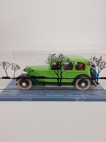 1:24 - Modelauto - TINTIN - Kuifje-auto 1/24 – De groene, Nieuw