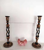 Kashmiri Papier-Mâché Twisted - Chandelier (2) - Bois -