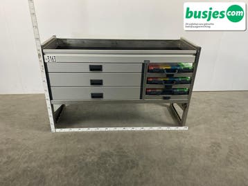 Aluca bedrijfswageninrichting 1500x529x950mm (3163), Verzenden