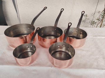 Kookpottenset (5) - Serie van 5 pannen, vervaardigd in